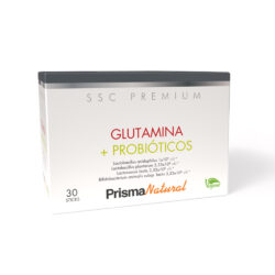 GLUTAMINA + PROBIOTICOS 30 STICKS PRISMA PREMIUM